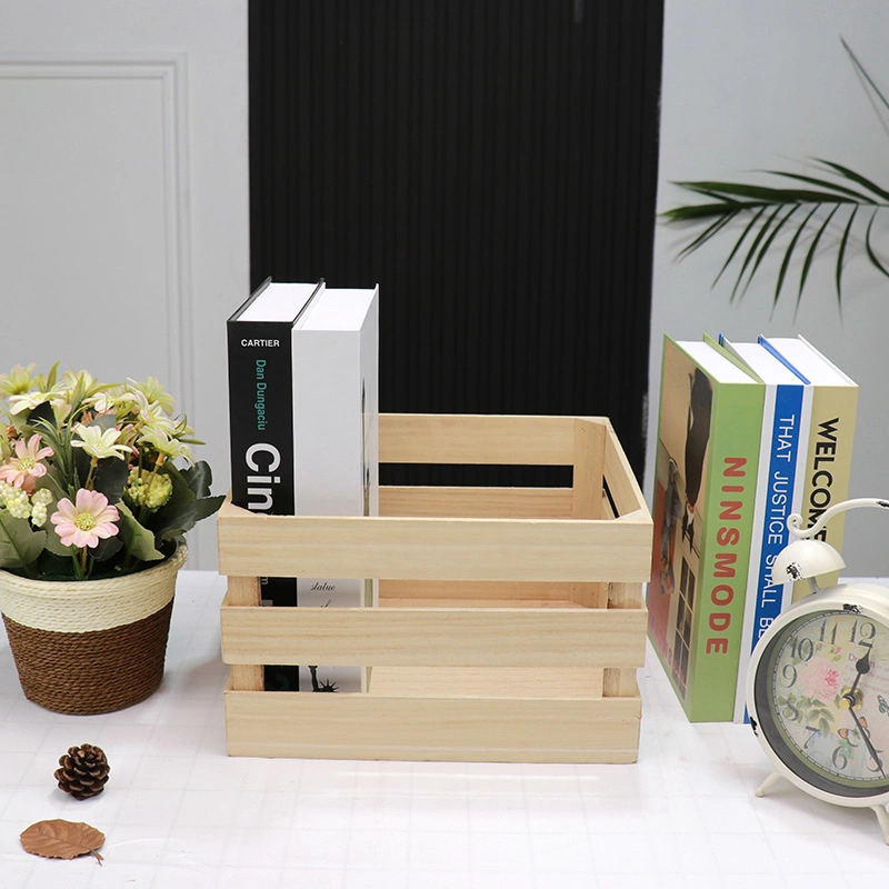 BSCI Light Paulownia Wooden Display Crate